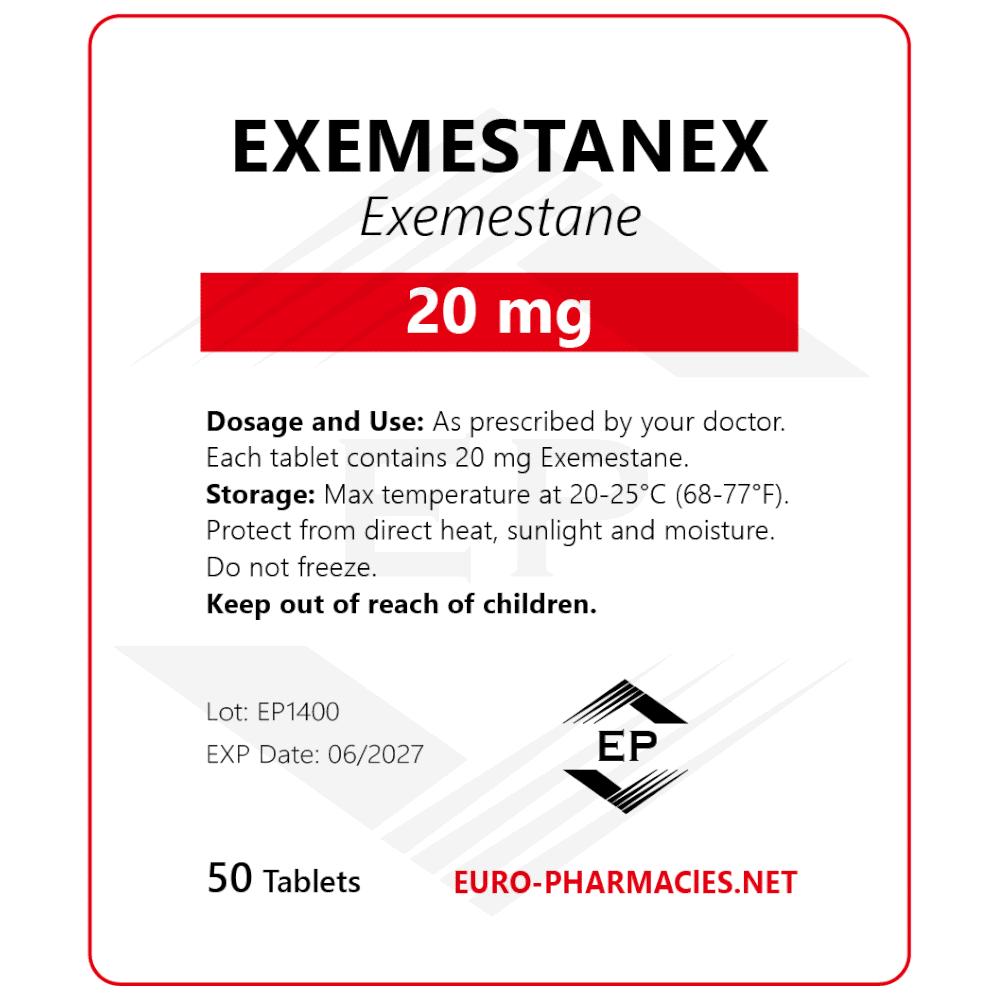Aromasin 20mg 50tabs - Baggies - Euro Pharmacies EU