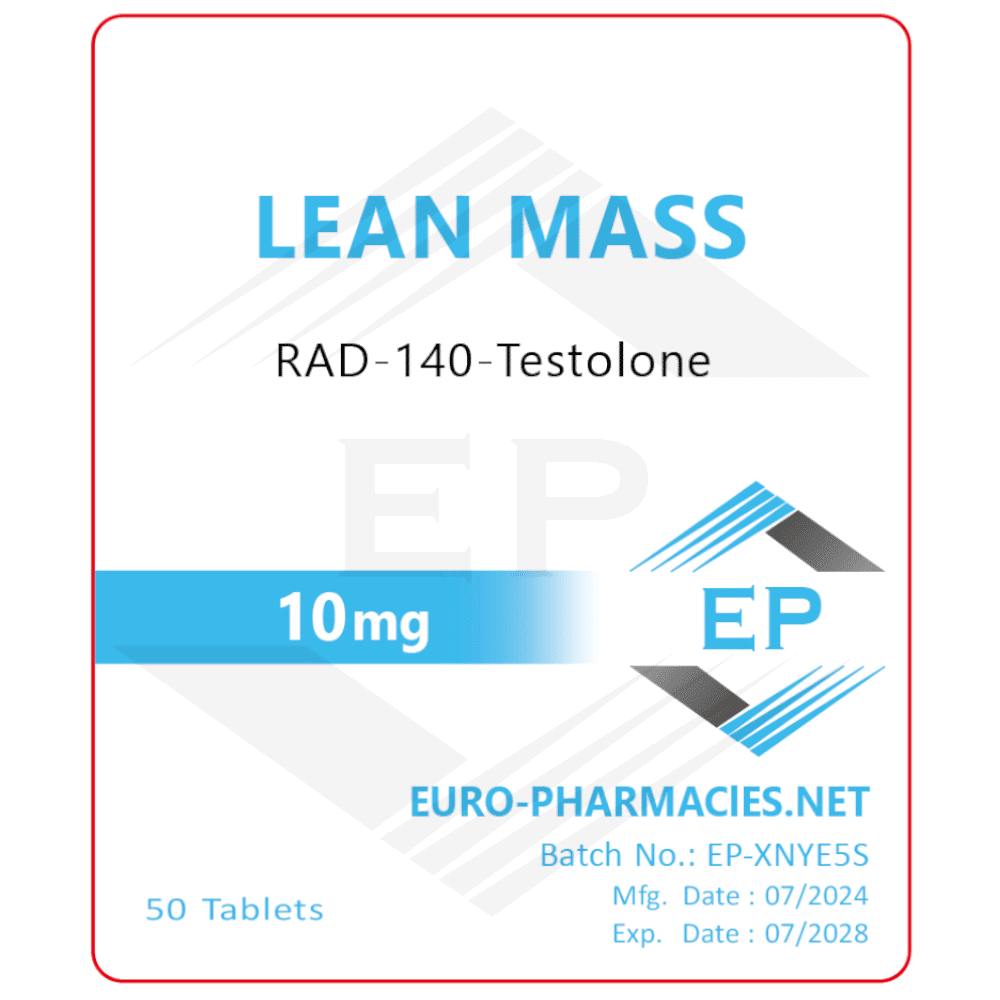 Testolone-RAD140 - 10mg/tab 50tabs - Euro Pharmacies