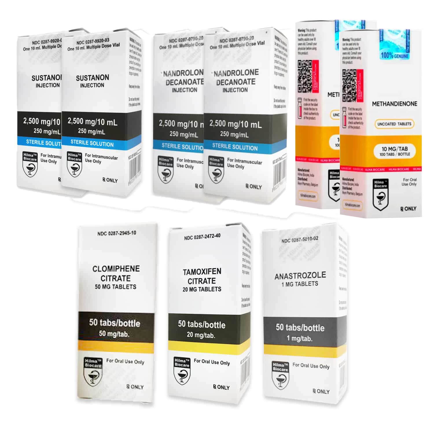 Pack prise de masse LEVEL III (INJECT) SUSTANON + DECA + DIANABOL (8 semaines) Hilma