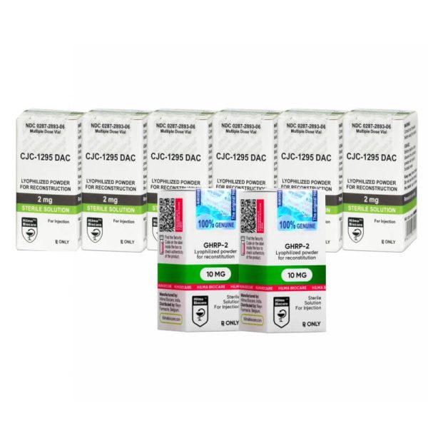 Pack Peptides prise de masse intermédiaire GHRP 2 CJC 1295 DAC Hilma Biocare (12 semaines)