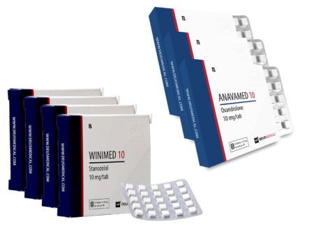 Paquete de ganancia de masa seca - Deus Medical - Anavar / Winstrol (6 semanas)