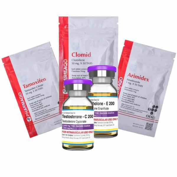 Dry mass gain pack INJECT TESTOSTERONE CYPIONATE TRENBOLONE ENANTHATE PCT 10 weeks Pharmaqo Labs