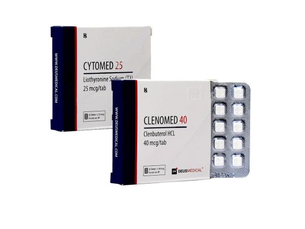 Pack Perte de poids pour femme - Deus Medical - Clenbuterol / T3