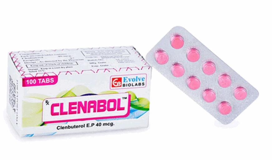 Clenbuterol 40 mcg (100 pastillas) - Evolve Biolabs