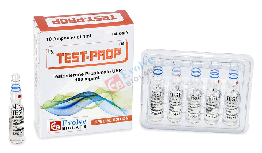 Testosterone Propionate 100mg/ml (10x1ml amps) - Evolve Biolabs