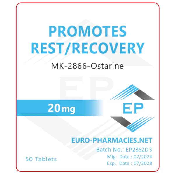 MK2866 - 20mg/tab 50tabs - Euro Pharmacies - USA Domestic