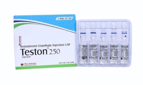 TESTON - Testosterone Enanthate 250mg/ml (5amps x 1ml) - Shree Venkatesh
