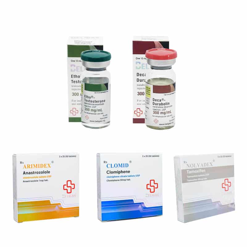 Tömegnövelő csomag 8 hét Enanthate Deca Durabolin Beligas World