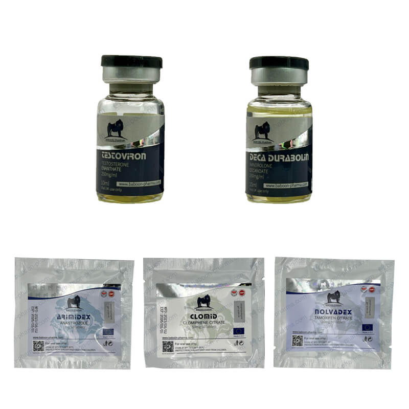 Pack prise de masse INJECT Enanthate 250 DECA 8 semaines Baboon Pharma
