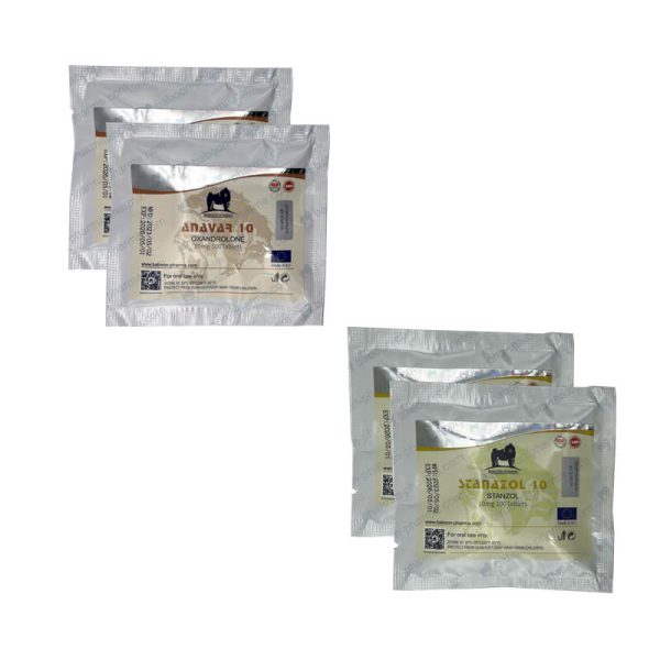 Pack prise masse seche ORAL ANAVAR WINSTROL PROTECTION 6 semaines Baboon Pharma