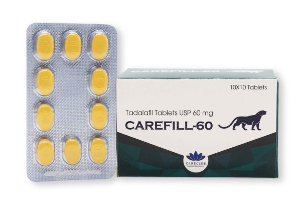 Carefill 60mg - Tadalafil - 100 tabs - Pharmacy-EU