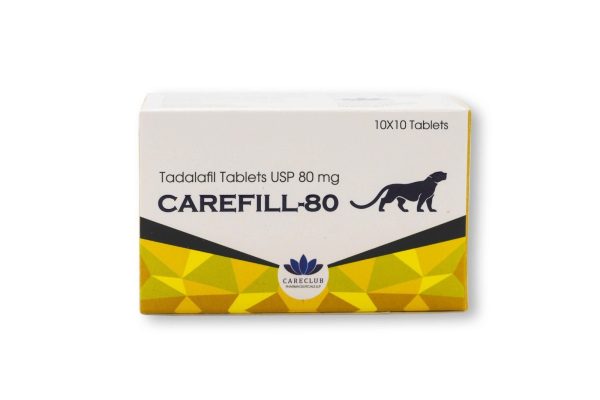 Carefill 80mg - Tadalafil - 100 tabs - Pharmacy-EU