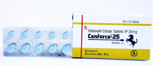 Cenforce 25mg - Sildenafil Citrate - 100 tabs - Pharmacy-EU