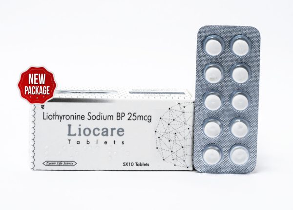 LIOCARE - Liothyronine Sodium Tablets B.P. 25mg (5x10) - Pharmacy-EU