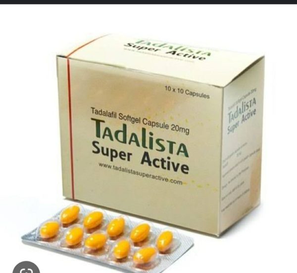 Tadalista Super Active - Tadaladil Soft Gelatin caps (20 mg) - 100 tabs - Pharmacy-EU