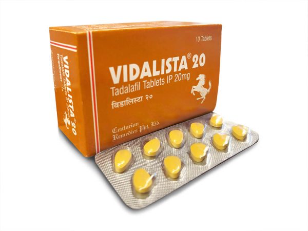 Vidalista 20mg - Tadalafil Tab - 100 tabs - Pharmacy-EU