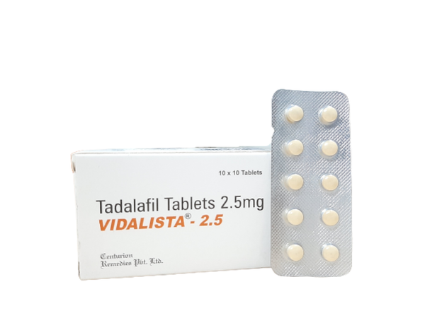 Vidalista 2.5mg - Tadalafil Tab - 100 tabs - Pharmacy-EU