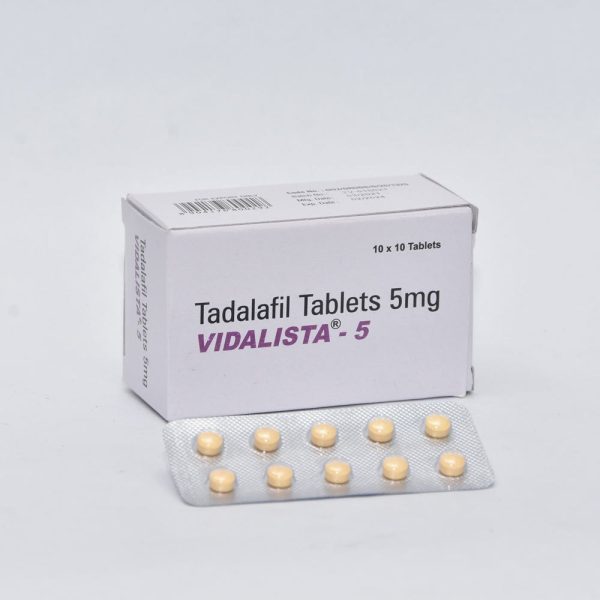 Vidalista 5mg - Tadalafil Tab - 100 tabs - Pharmacy-EU