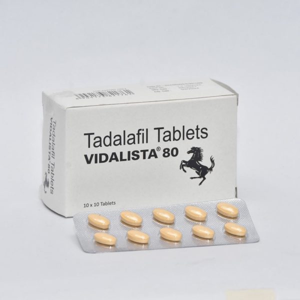 Vidalista 80mg - Tadalafil Tab - 100 tabs - Pharmacy-EU