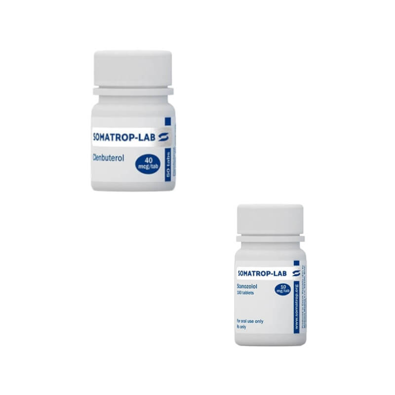 Pack Introduction perte de poids pour femme Winstrol+ Clenbuterol Somatrop Labs (8 Semaines)