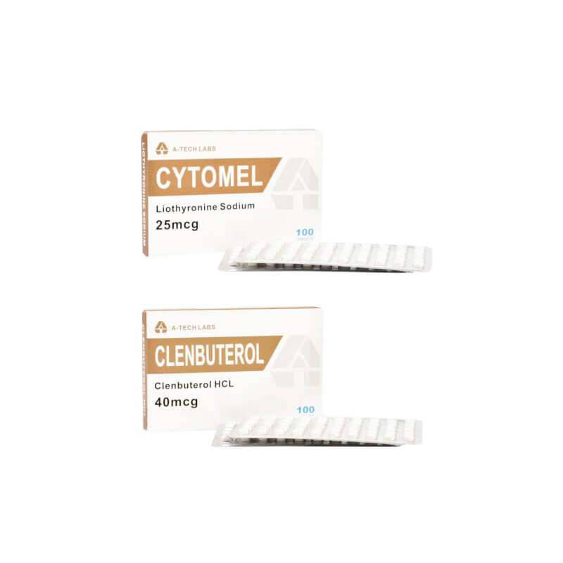 Pack perte de poids pour femme A TECH LABS CLENBUTEROL + T3 (8 semaines)
