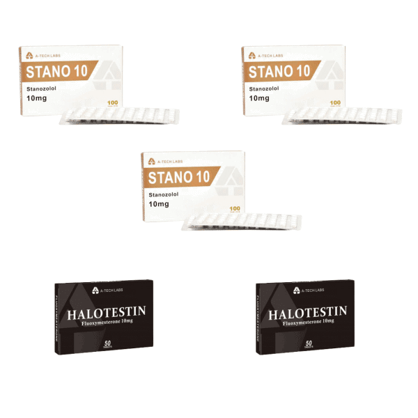 PACK ENDURANCE - A-TECH - HALOTESTIN/ WINSTROL ( Stéroïdes oraux ) 8 Semaines