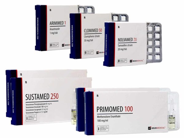 Pack lean mass advanced 8 weeks Sustanon Primobolan DEUS MEDICAL