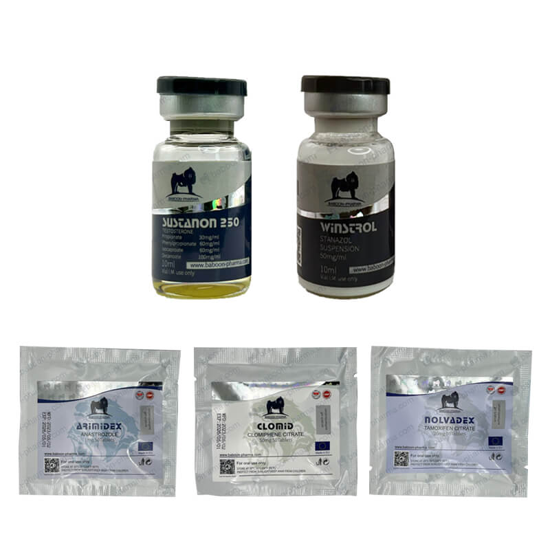 Pack prise de masse seche INJECT SUSTANON WINSTROL 8 semaines Baboon Pharma