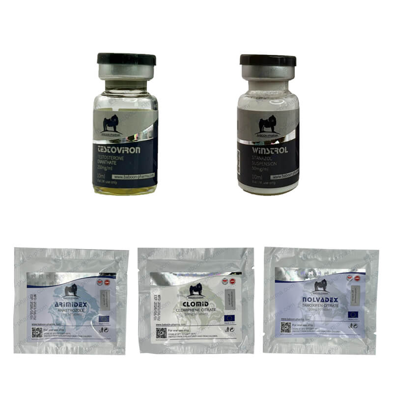 Pack Muscle Maigre - Test-E / Winstrol Injection - 8 semaines - Baboon Pharma