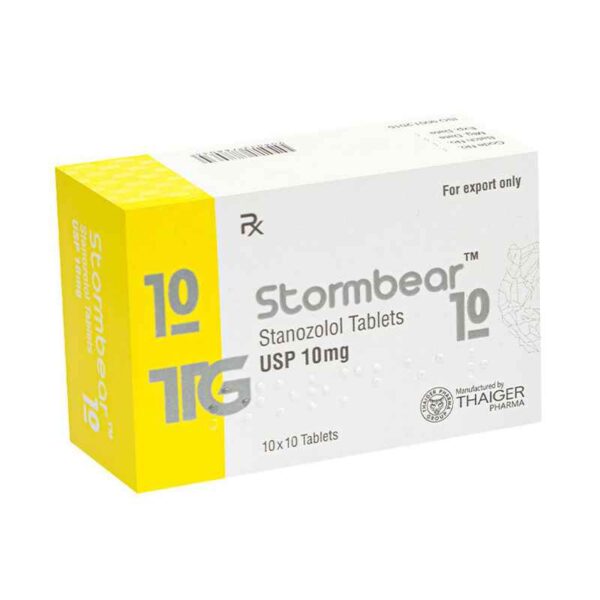 STORMBEAR 10 MG (STANOZOLOL ) 100 TABS THAIGER PHARMA