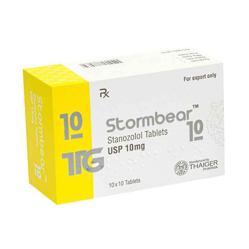 STORMBEAR 10 MG (STANOZOLOL ) 100 TABS THAIGER PHARMA
