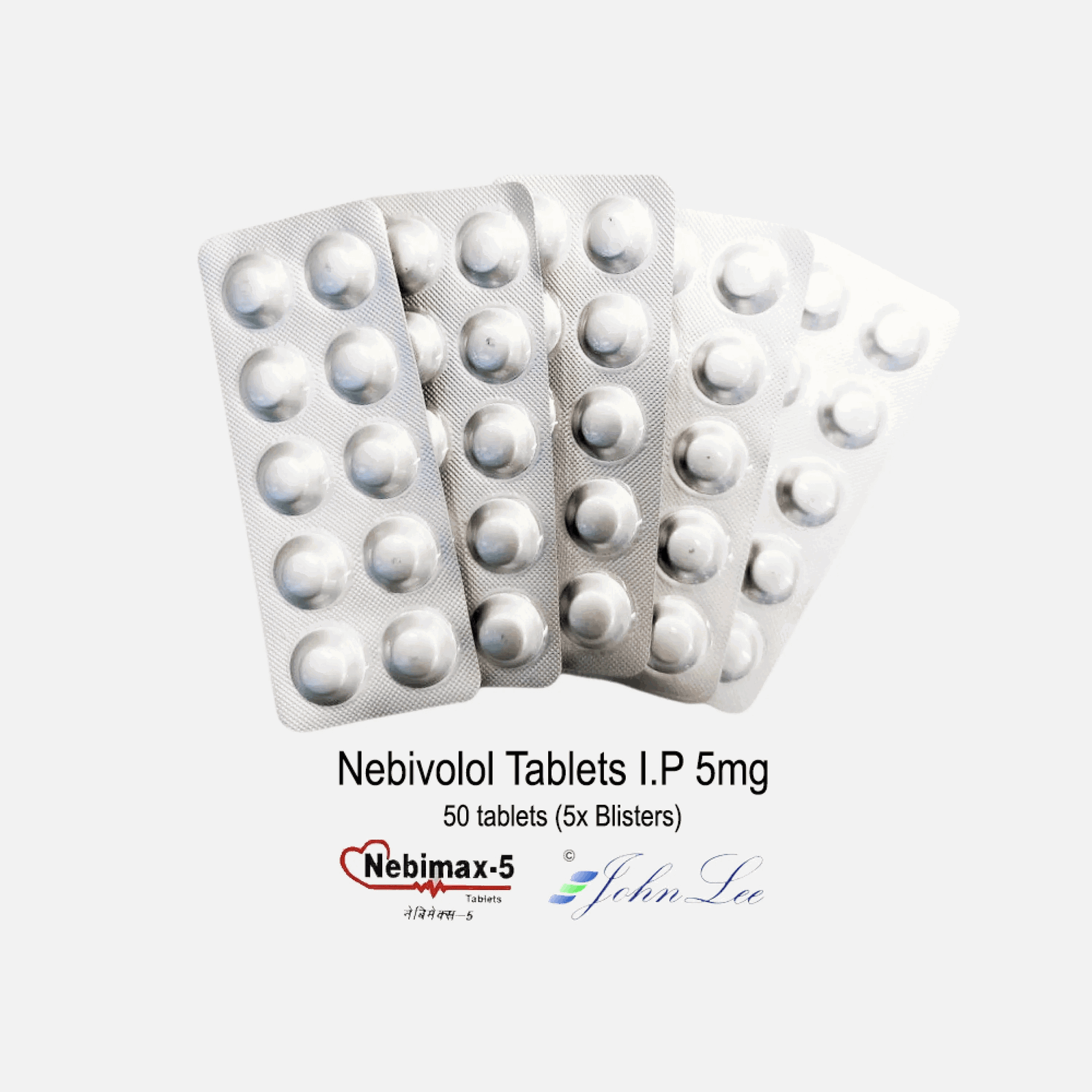 Nebivolol 5mg Nebimax 5 50 tabs 5 Blisters Driada Medical