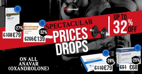 Baisse des prix sur les Anavar (Oxandrolone)