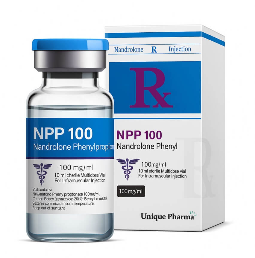 NPP 100 - Nandrolon-fenilpropionát (100 mg/ml 10 ml) - UNIQUE-PHARMA