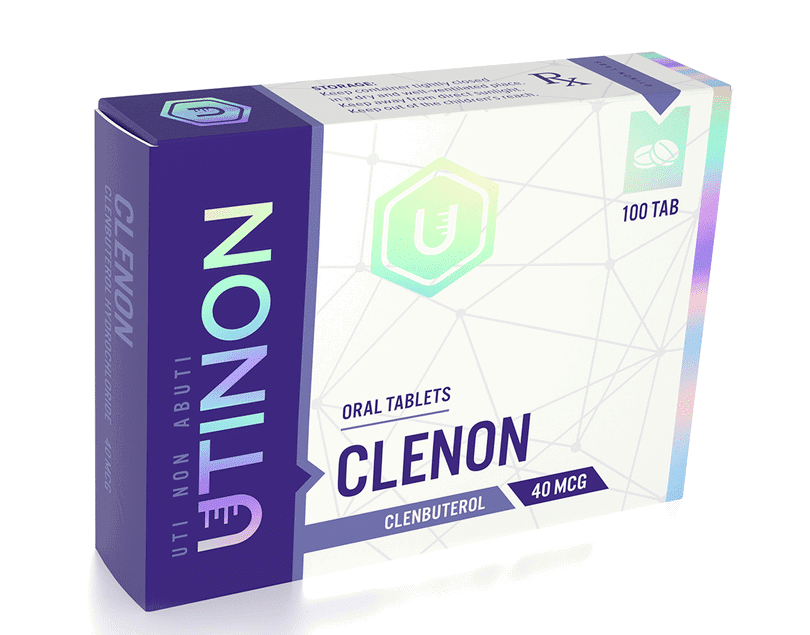 Clenon - Clenbuterol 40 mcg 100 comprimidos - UTINON