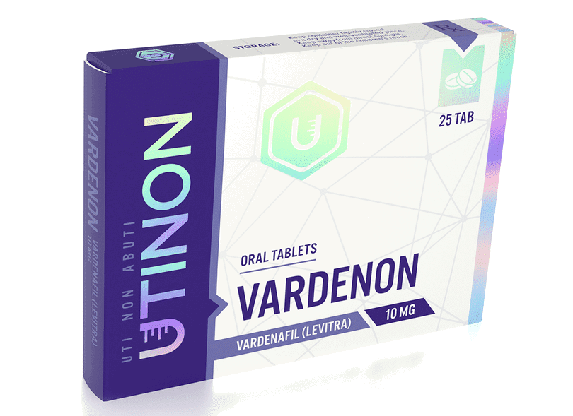 Vardenon - Vardenafilo 10 mg 25 comprimidos - UTINON