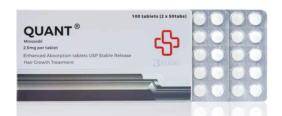 Quant Minoxidil 2.5mg 100tabs - Beligas(international)