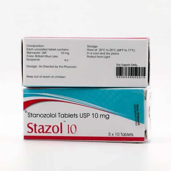 スタゾール錠 - スタノゾロール10mg（50錠） - Shree Venkatesh