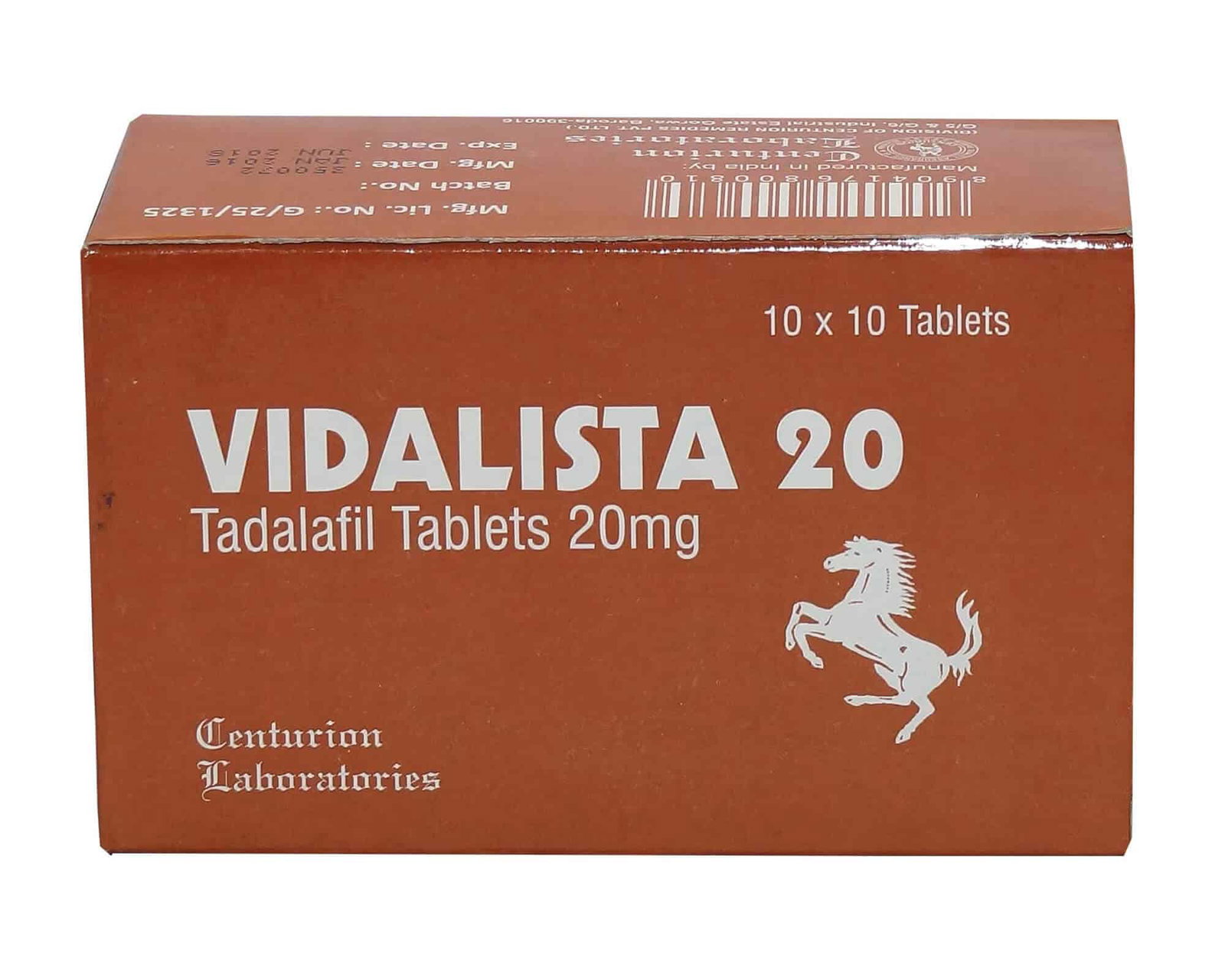 VIDALISTA 20 MG (Tadalafil 20mg) (100 compresse) - CENTURION