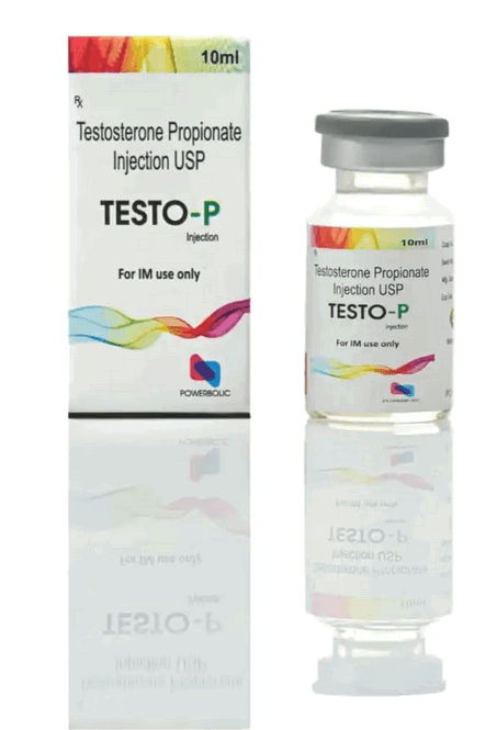 TESTO P 10 ML - Testosterone Propionate USP 100mg - POWERBOLIC