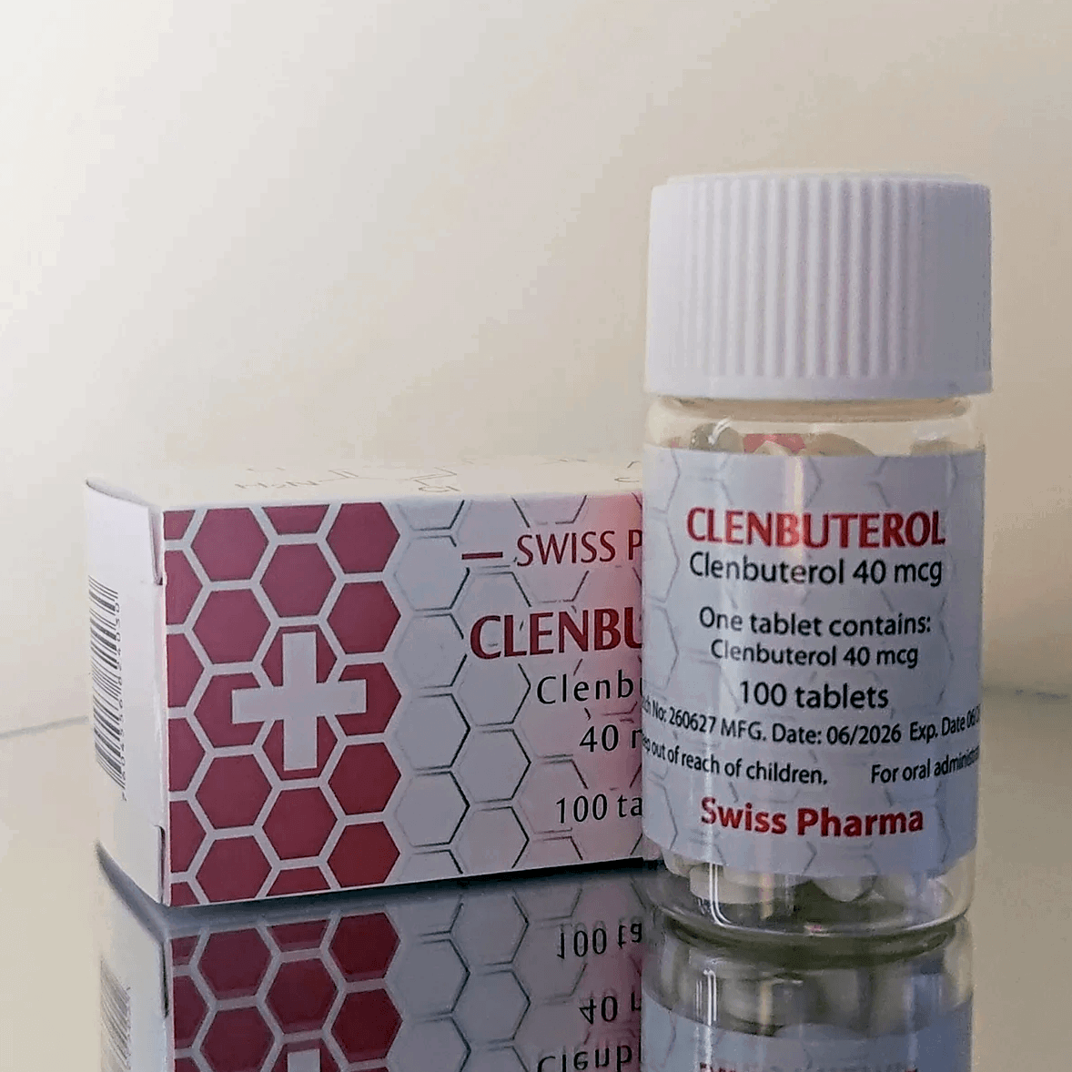 Clenbuterol 100tabs 40mcg/tab - Swiss-Pharma