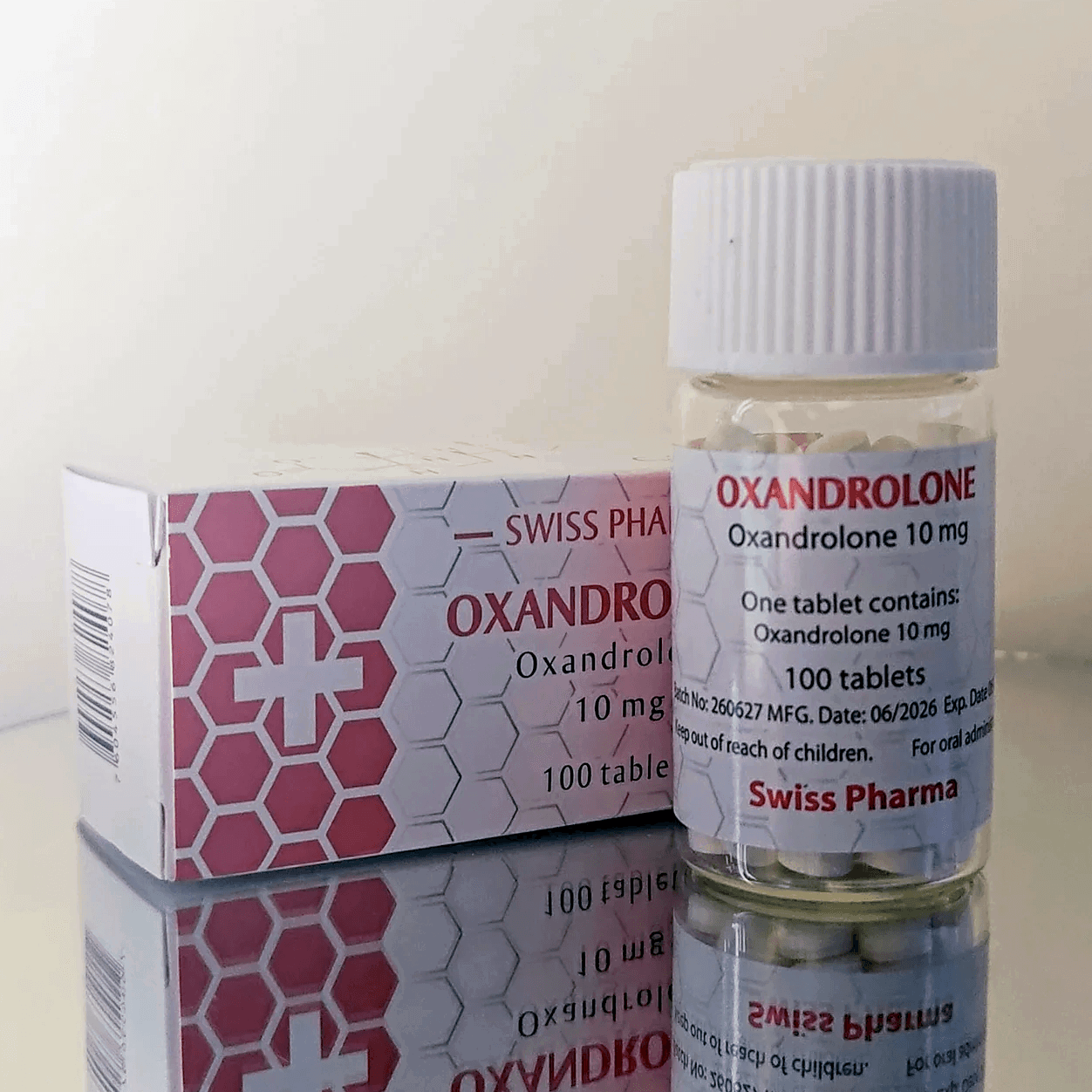 Oxandrolone 100tabs 10mg/tab - Swiss-Pharma