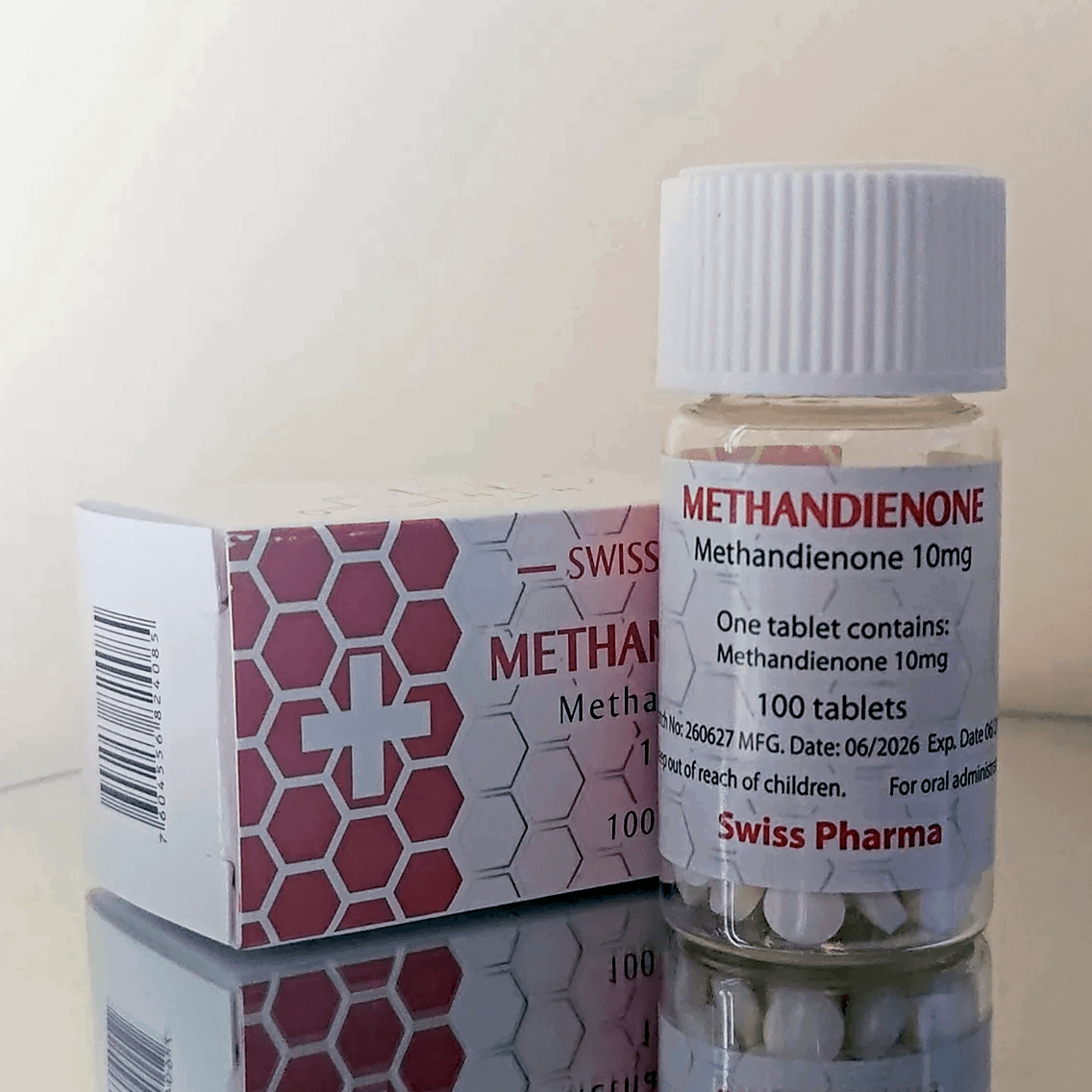 Methandienone Dianabol 100tabs 10mg/tab - Swiss-Pharma