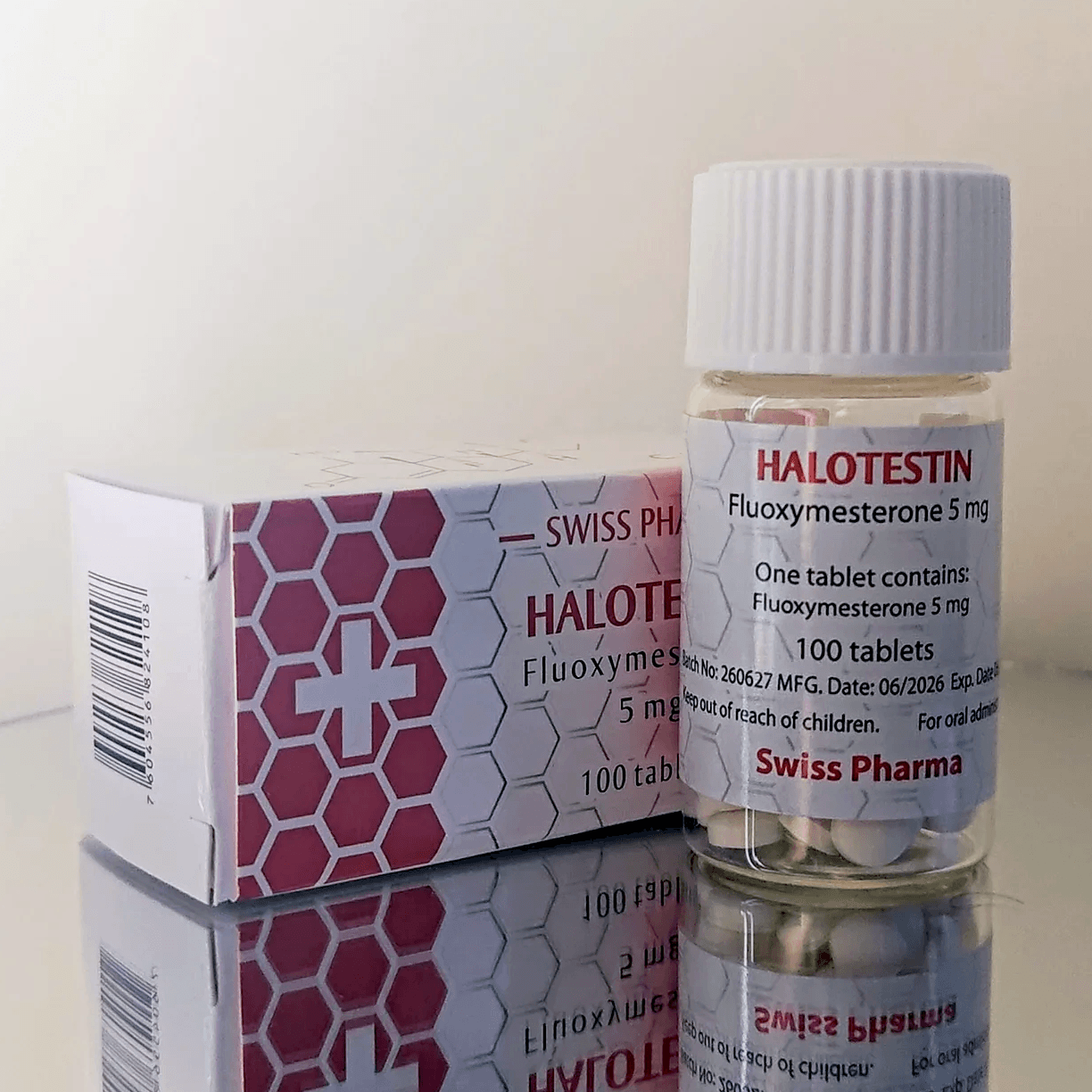 Halotestin 100tabs 5mg/tab - Swiss-Pharma