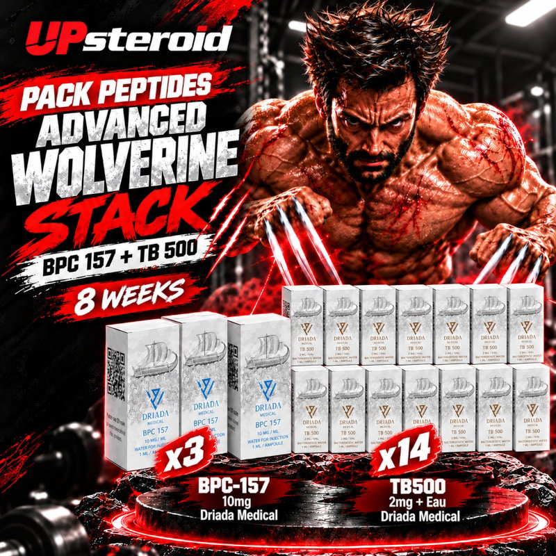 Pack Peptides Advanced Wolverine Stack (BPC 157 + TB 500) 8 semaines - DRIADA